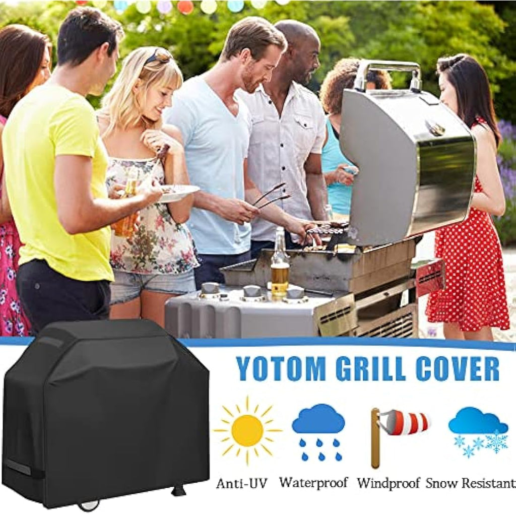 Jolof Store 58 Inch Grill Cover – Waterproof Heavy Duty Oxford Cloth