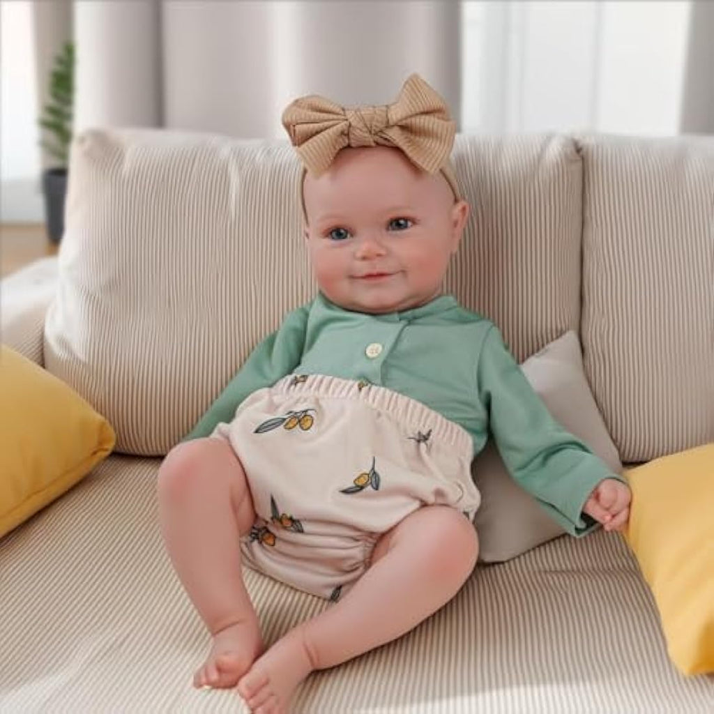 BABESIDE 20 Inch Lifelike Reborn Baby Doll – Silicone Vinyl with Soft Cloth Body