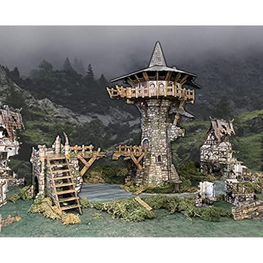 Battle Systems Wizards Tower | Modular Fantasy Scenery for 28mm RPG