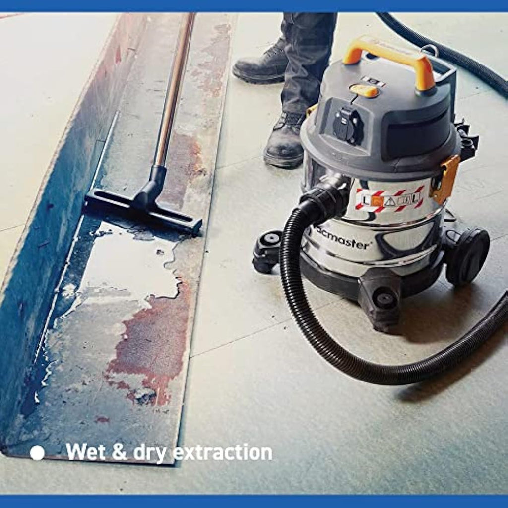 Vacmaster 20L L-Class Dust Extractor | 1600W Wet & Dry Vacuum with HEPA 13
