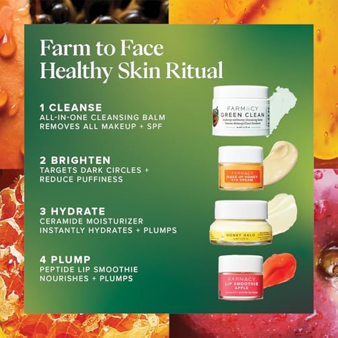 Natural Skincare Set - 4-Piece Hydrating Bestsellers Kit