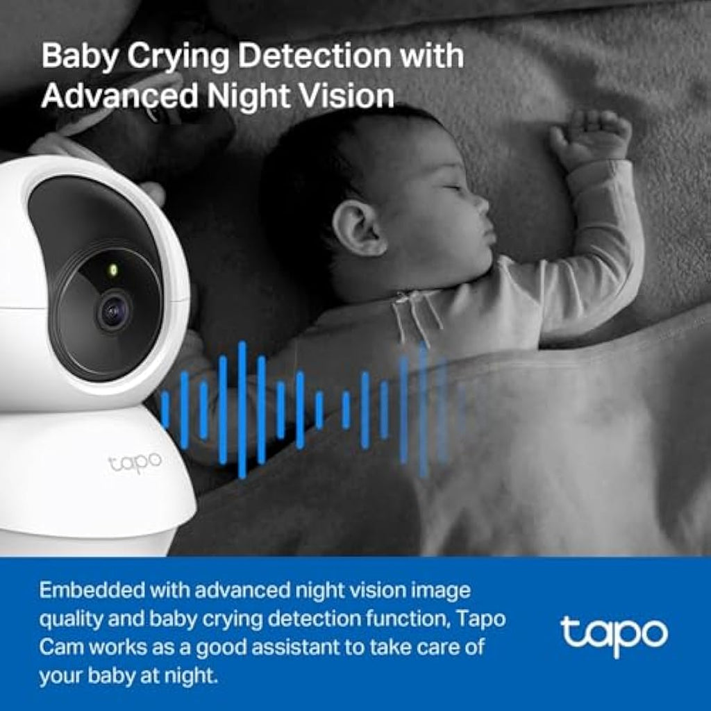 TP-Link Tapo C200 2-Pack 1080p Pan/Tilt Indoor Security Camera & Baby Monitor