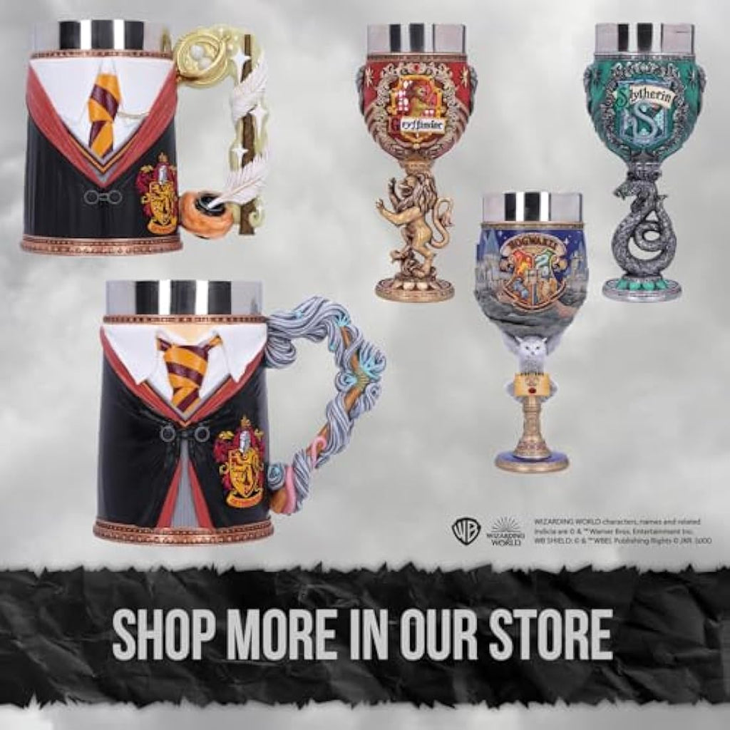 Nemesis Now Harry Potter Slytherin Collectible Goblet - Resin, 19.5cm