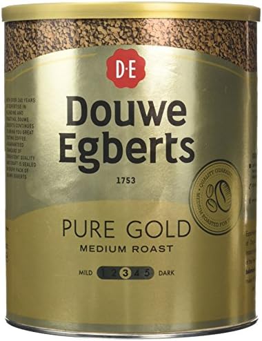 Douwe Egberts Pure Gold Instant Coffee – Smooth Arabica Blend, 750g Tin