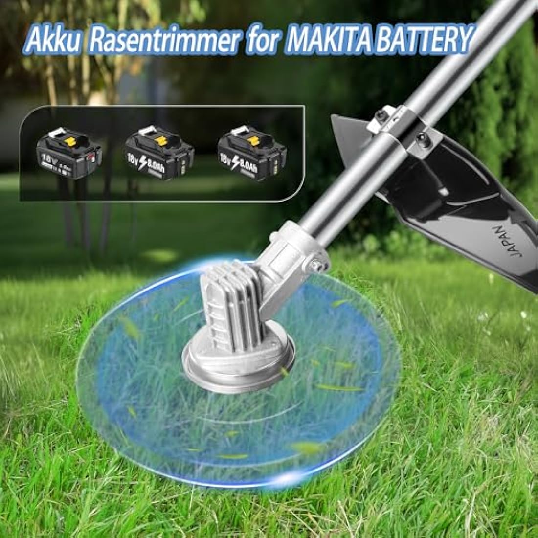 Jolof Store Brushless Cordless Strimmer for Makita 18V - 3-in-1 Edger
