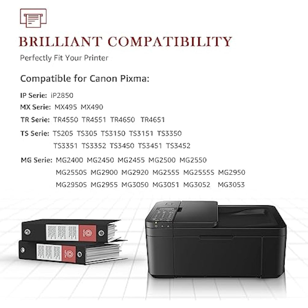Toner Kingdom PG-545XL CL-546XL Ink Cartridges for Canon Pixma – 2 Pack