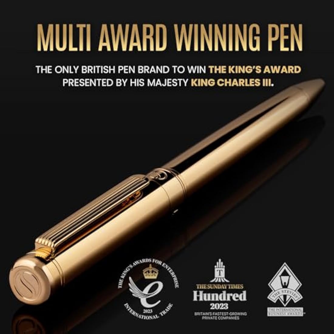 Gold Ballpoint Pen – Luxury Executive Schmidt Refill