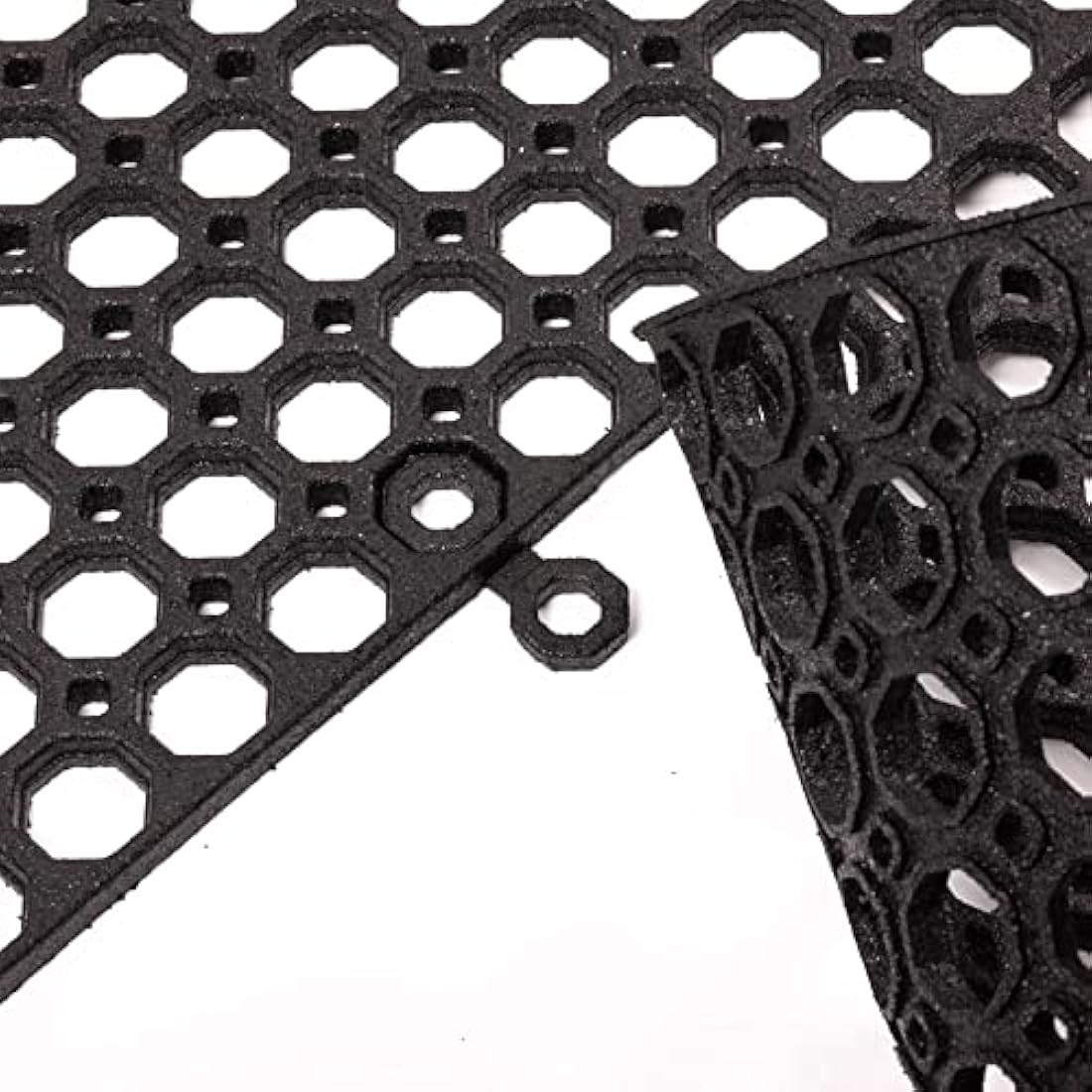 Honeycomb Rubber Doormat – Heavy Duty Outdoor Boot Scraper