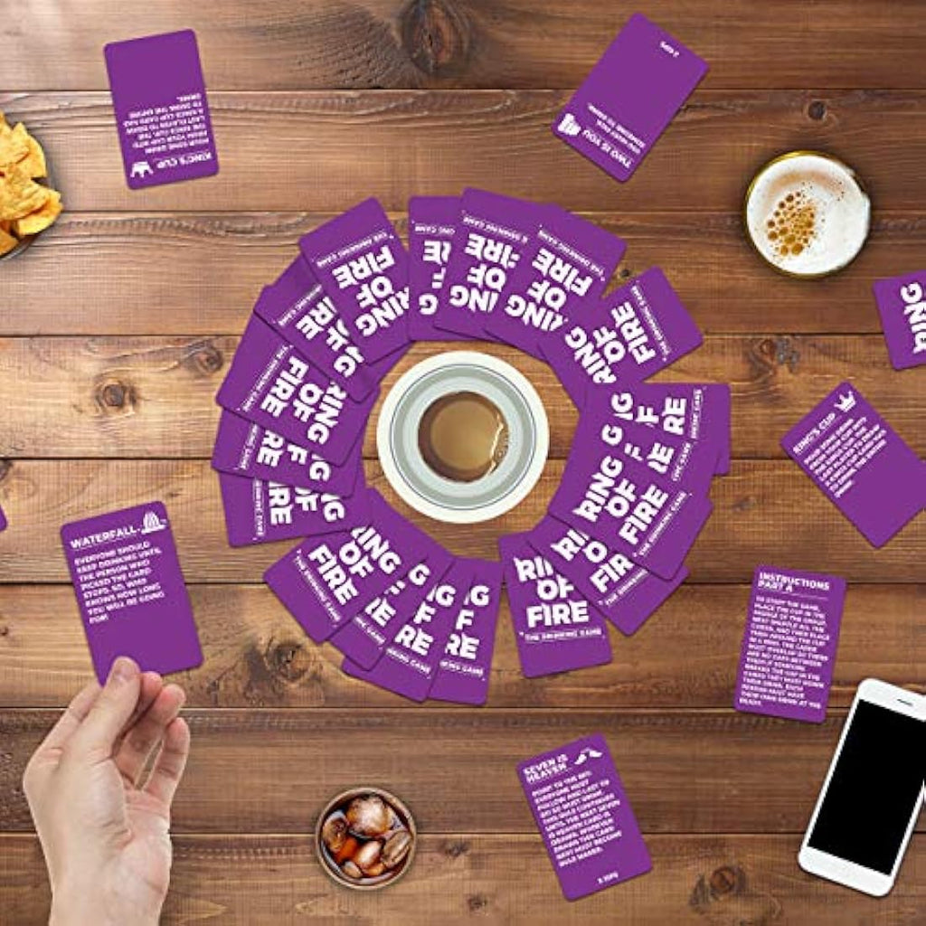 Ring of Fire Drinking Game by  | Kings Cup Card Game Set