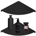 Melairy 2-Pack Black Shower Corner Shelf | 304 Stainless Steel Caddy