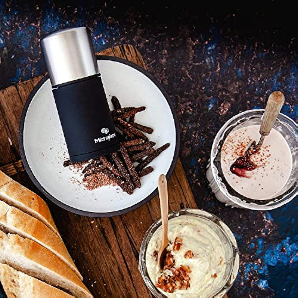 Microplane Spice Mill | Stainless Steel Nutmeg and Cinnamon Grater