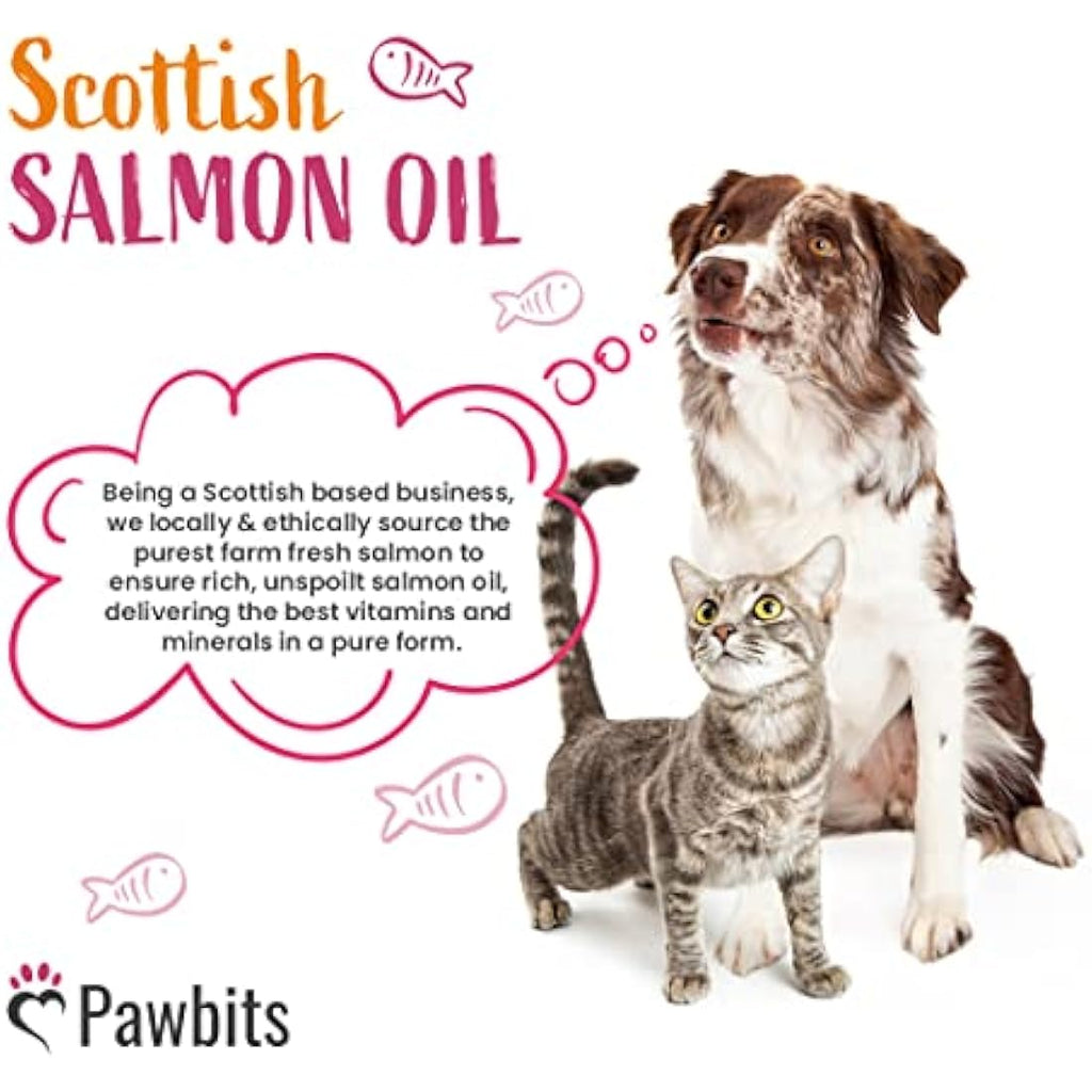 Pawbits Scottish Salmon Oil for Dogs & Cats – 5L Natural Omega 3 6 9