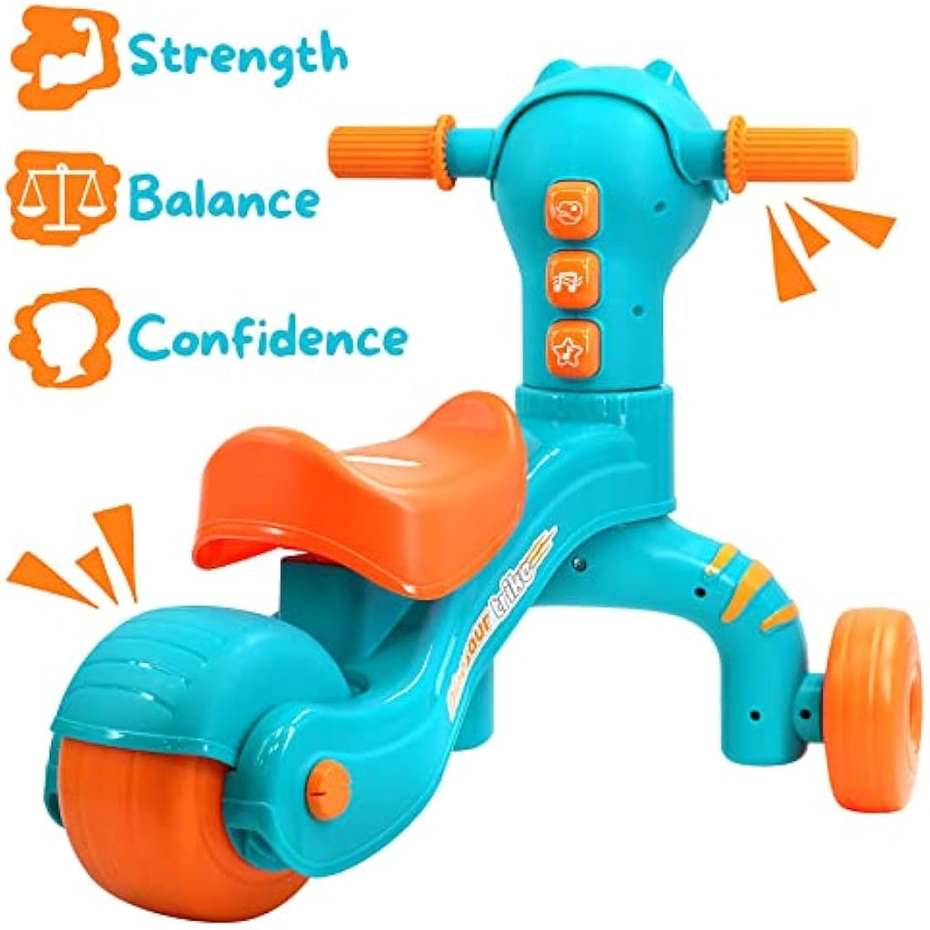 Jolof Store Kids Dinosaur Trike – Interactive Ride On with Music & Lights