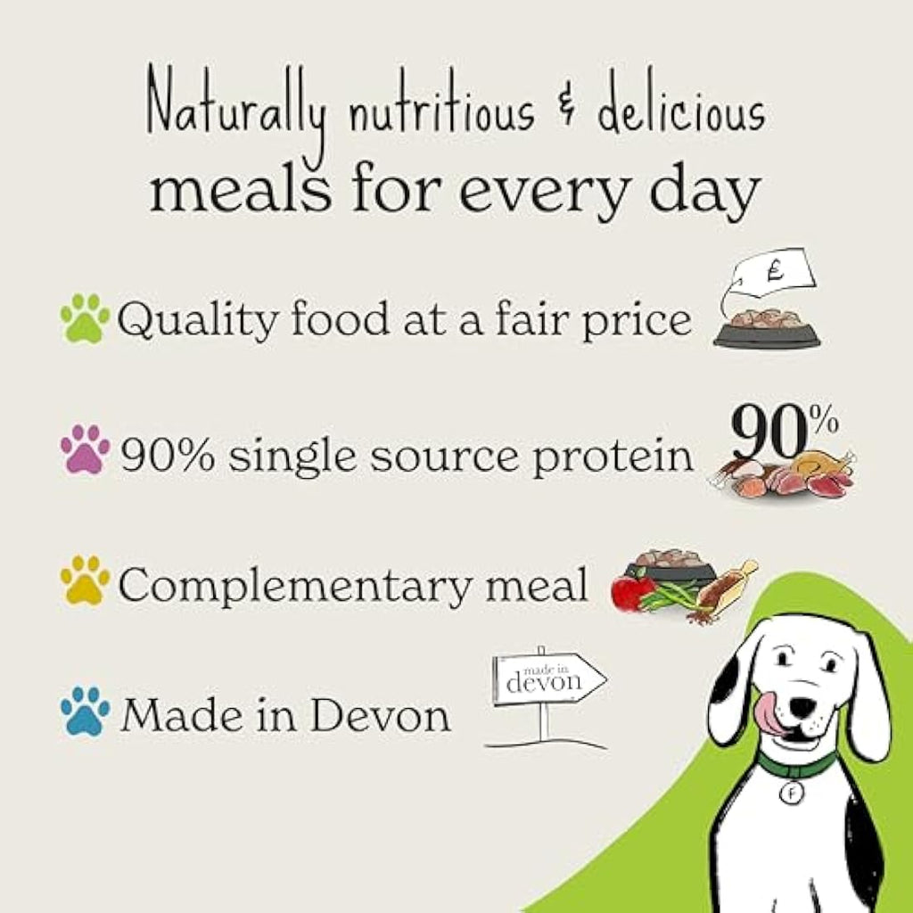 Forthglade Grain Free Turkey Wet Dog Food | 18 x 395g Hypoallergenic Trays