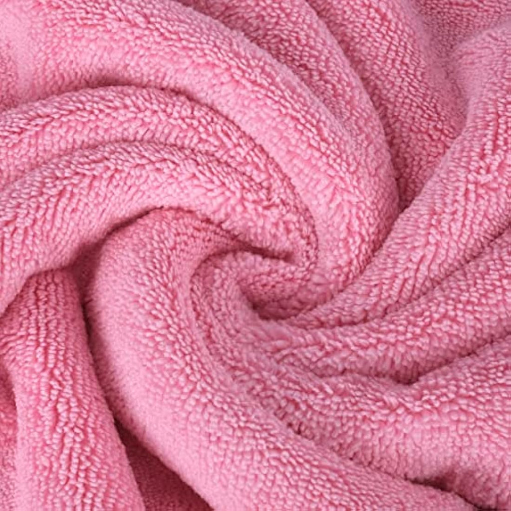 Polyte Quick Dry Microfibre Bath Towels - 76 x 145 cm, 4 Pack (Pink)