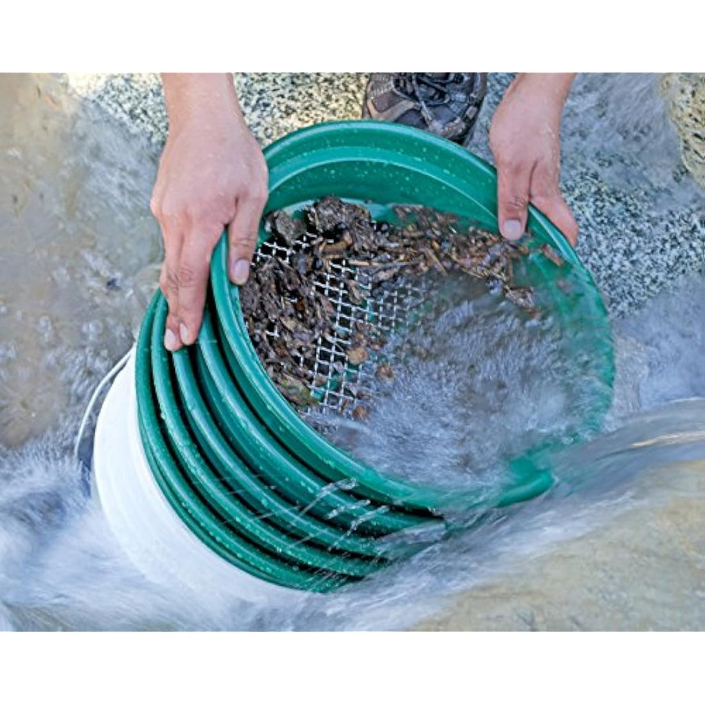 Gold Prospecting Pan Set – 5 Pack Stackable Mesh Classifiers