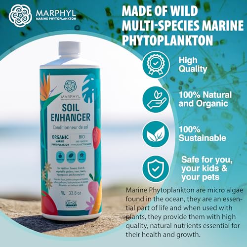 MARPHYL Organic Liquid Fertilizer – Marine Phytoplankton Plant Food