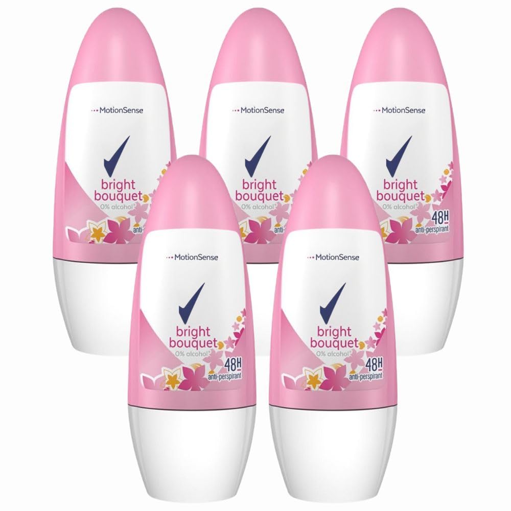 Sure Bright Bouquet Antiperspirant Roll-On Deodorant - 50ml (Pack of 5)
