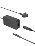 65W Surface Pro Charger for Microsoft Laptop & Tablet