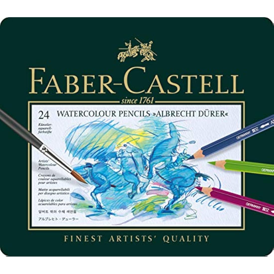 Faber-Castell Albrecht Dürer Watercolour Pencil Set with Water Brush