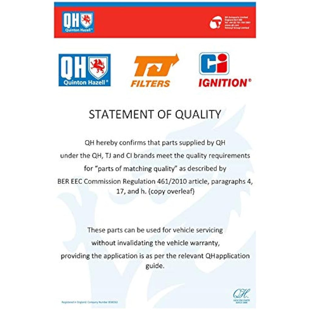 Quinton Hazell Front Brake Disc - Internally Vented Rotor (BDC5469)
