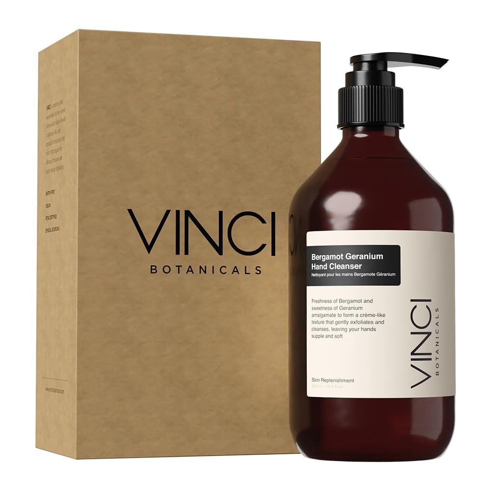 Vinci Botanicals Bergamot Geranium Exfoliating Hand Cleanser - 500ml