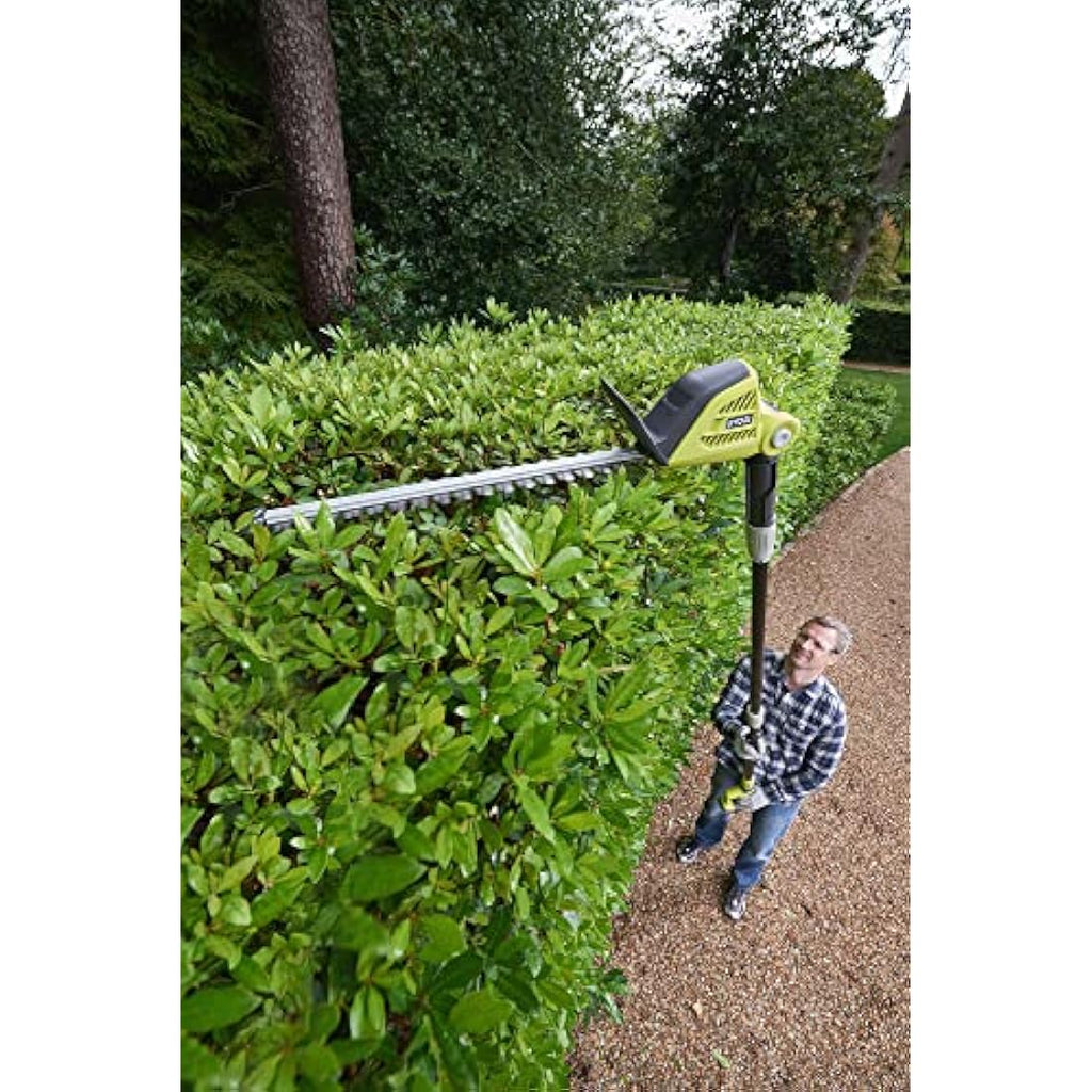 Ryobi ONE+ 18V Cordless Pole Hedge Trimmer – 45cm Blade (Body Only)
