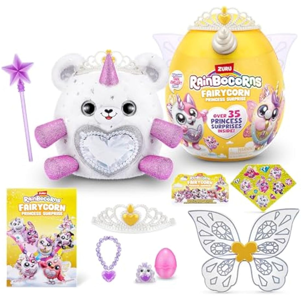 Rainbocorns Fairycorn Princess Series 6 – Gemmie Polar Bear Plush Toy
