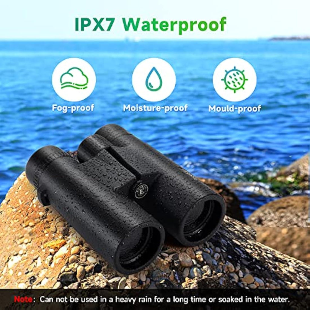 Ecokra 12x42 HD Binoculars – High Power Waterproof Optics for Bird Watching