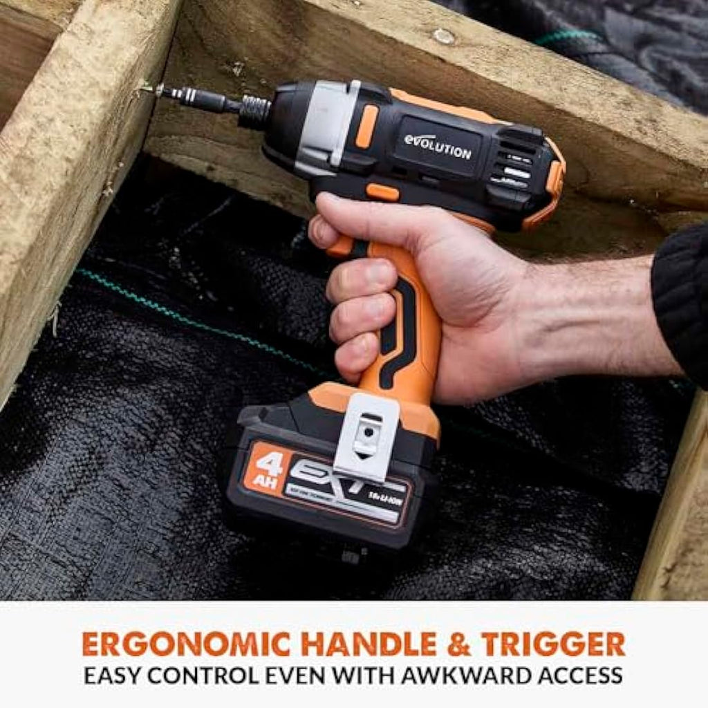 Evolution R180IDR-Li 18V Cordless Impact Driver | 180Nm Torque