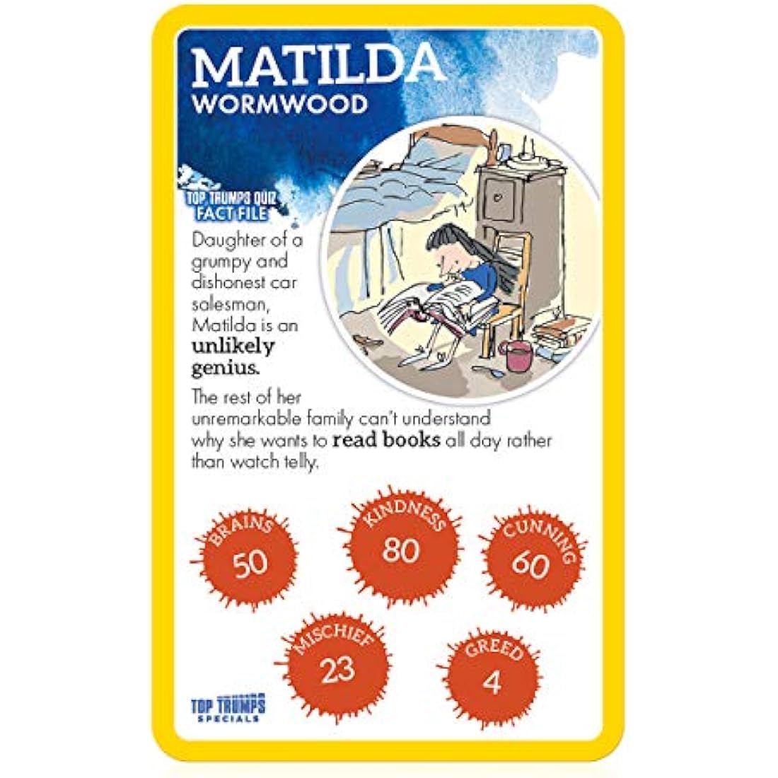 Top Trumps Roald Dahl Vol. 1 Card Game | Educational Kids Gift