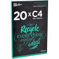 Blake C4 Recycled Envelopes | Super White Wove Peel & Seal - 20 Pack