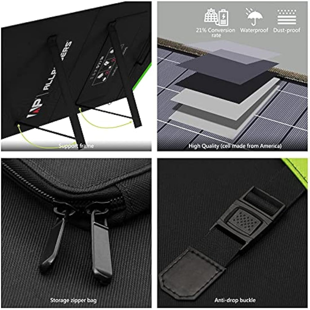 ALLPOWERS 140W Foldable Solar Panel | Portable Charger for Camping