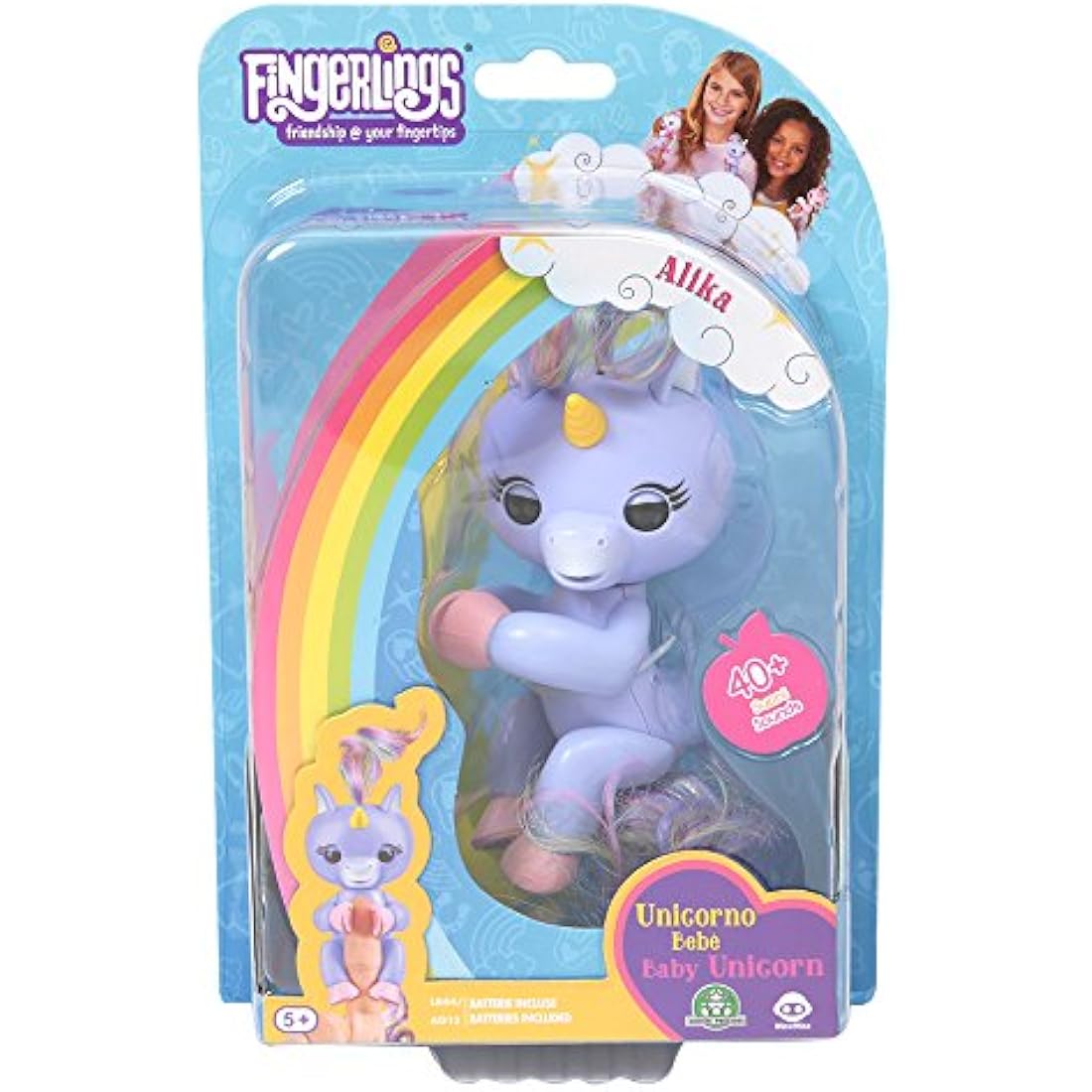 Wowwee Fingerlings Interactive Unicorn Toy - Gigi, Gemma, Alika Assorted