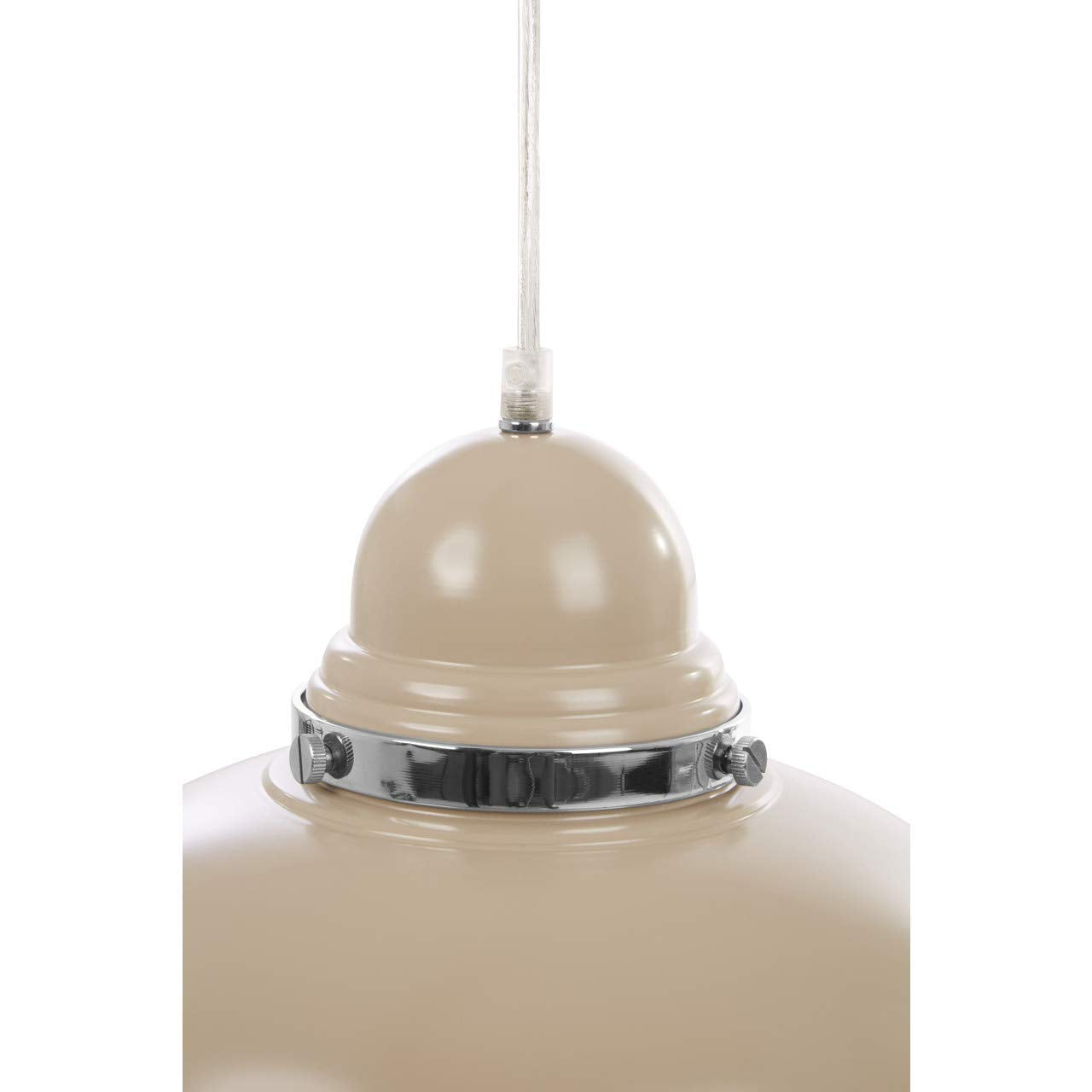 Premier Housewares Vermont Metal Pendant Light | E27 Clay Shade