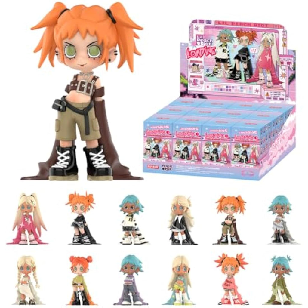 Pop Mart Lil Peach Riot: Loading! Series Figures - Collectible Art Toy Set