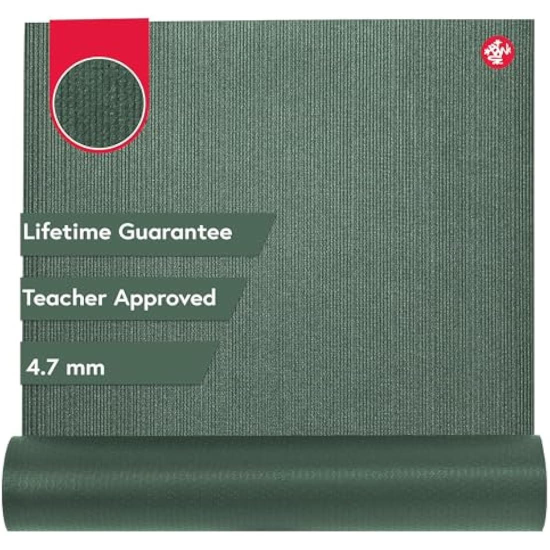 Manduka PROlite Yoga Mat – 4.7mm High Density Non-Slip Pilates Mat