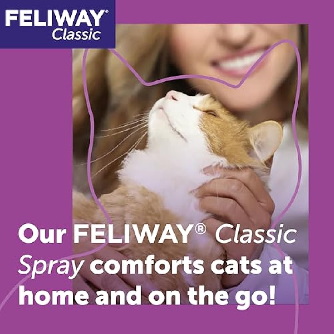 FELIWAY Classic Cat Calming Pheromone Spray – 20ml Travel Size