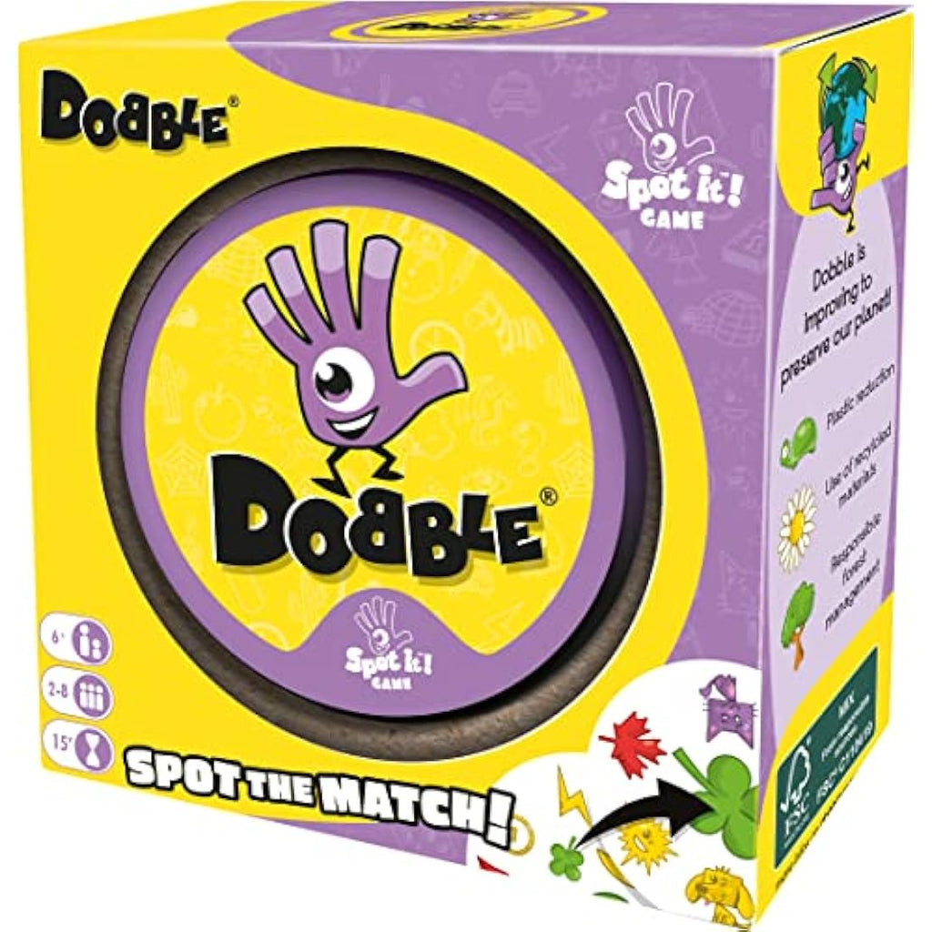 Asmodee Dobble Card Game - Fast-Paced Kids Family Game for Ages 6+