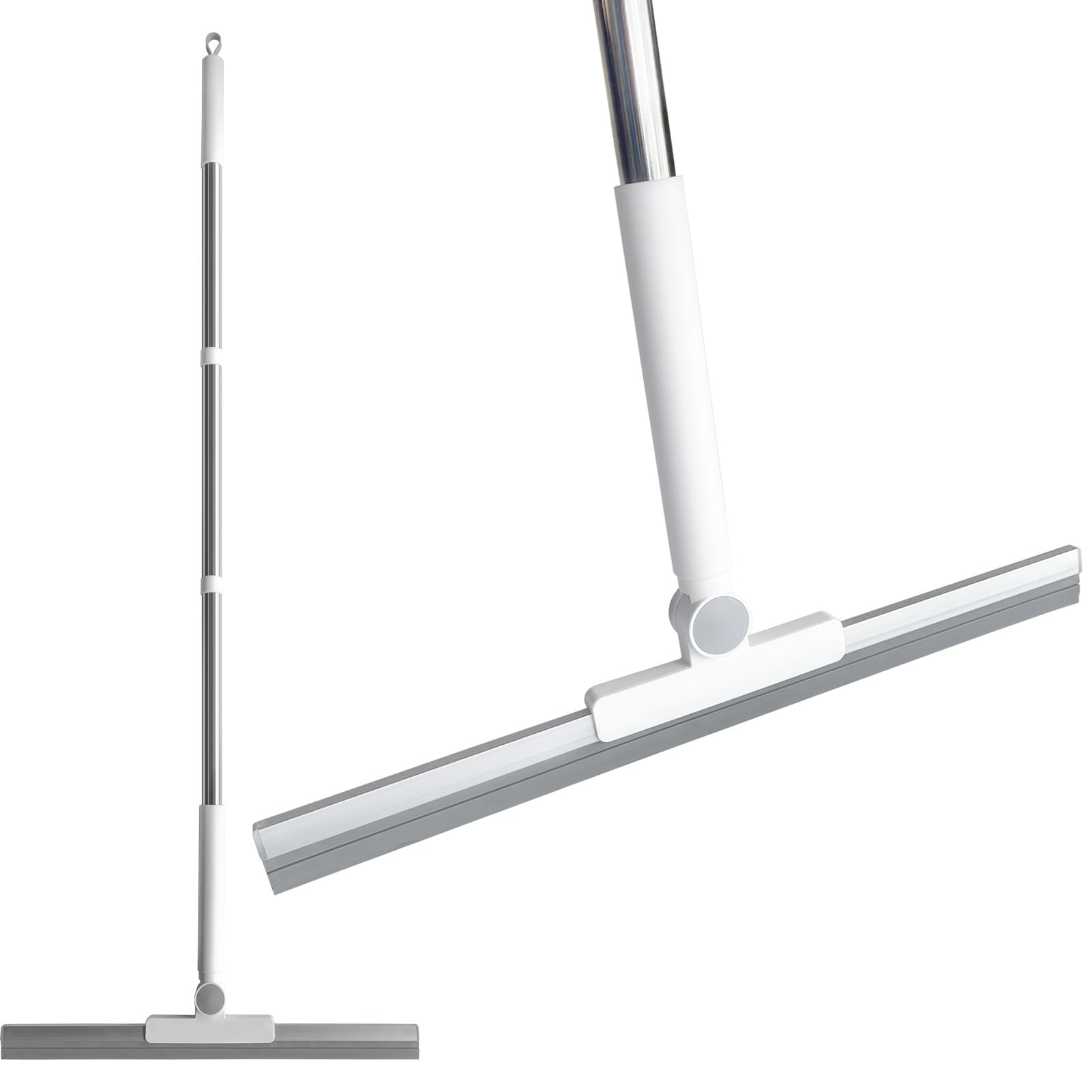SUIXI Floor Squeegee | 133cm Stainless Handle Rubber Shower Wiper