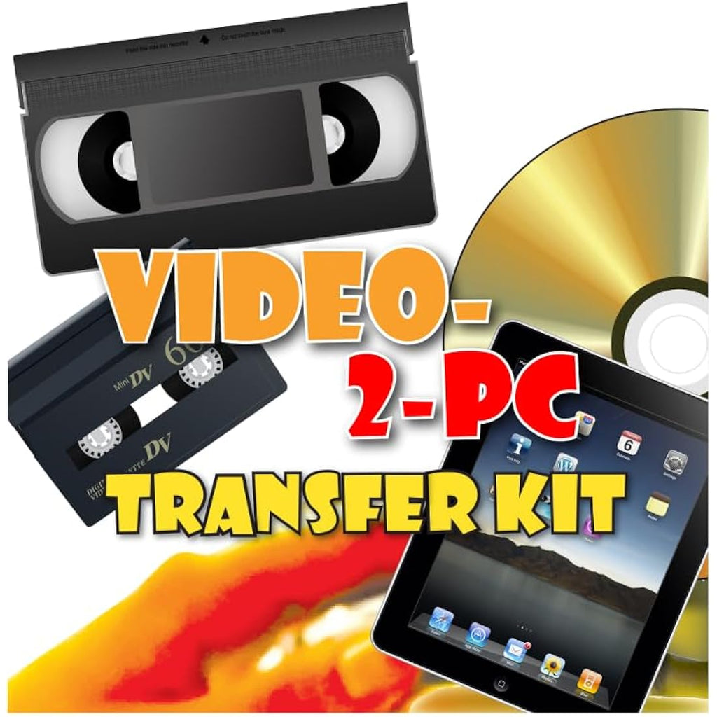 VHS to Digital Video Capture Kit for Mac and Windows 10/11