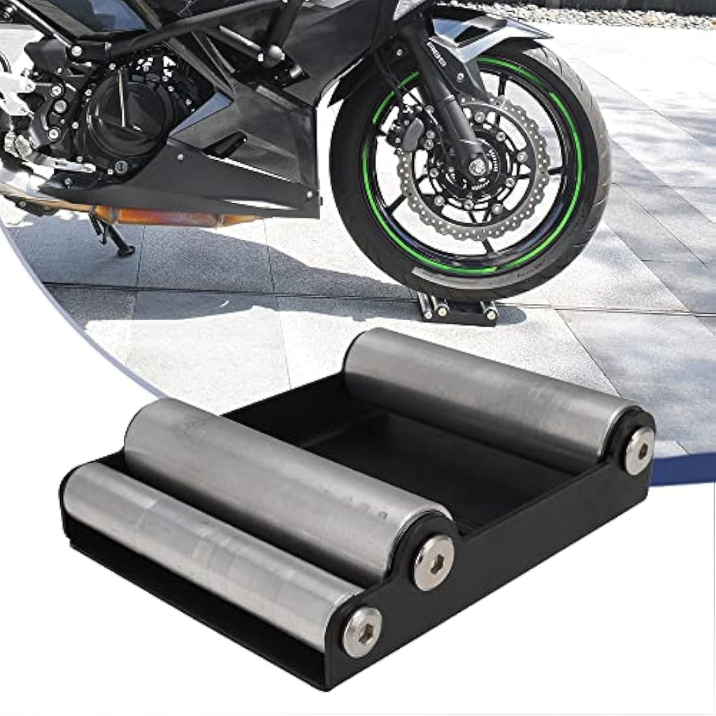 Jolof Store Motorcycle Wheel Roller Stand for Chain & Tyre Cleaning