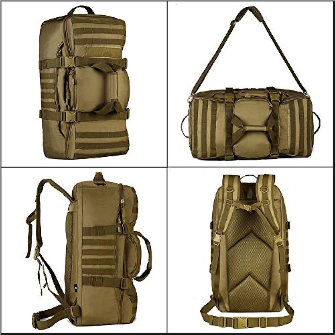 YUHAN 60L Tactical Backpack | Oxford Cloth MOLLE Hiking Rucksack