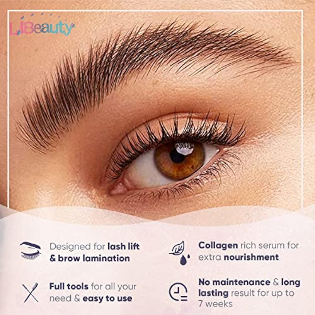 Eyelash Lift and Brow Lamination Kit – 40PCS Professional Set