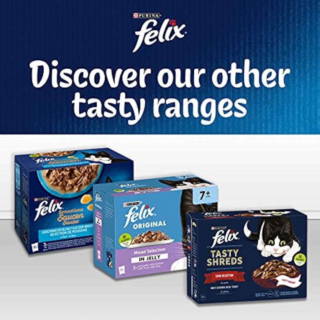Felix As Good As It Looks Tuna in Jelly Wet Cat Food - 100g (20 Pouches)