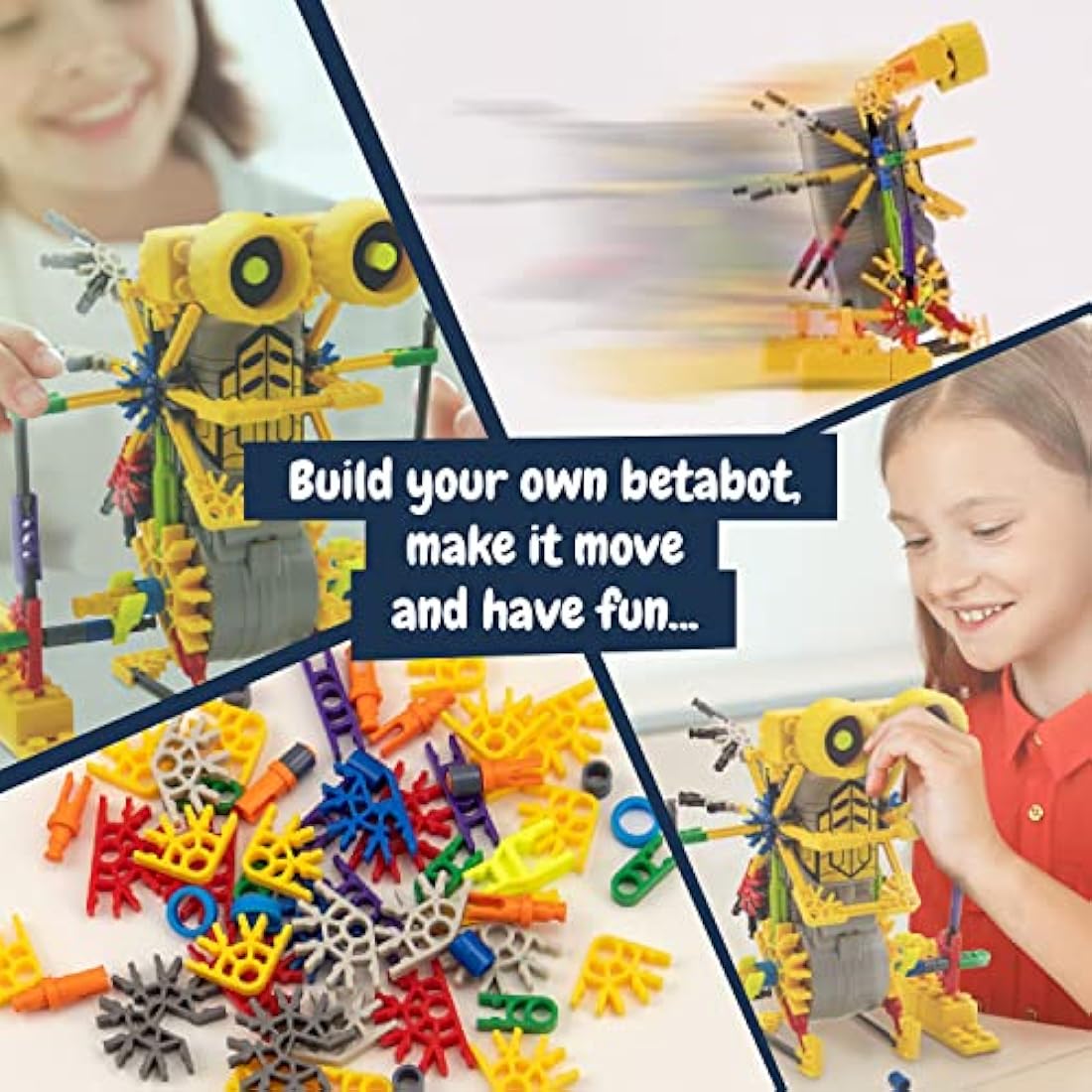 Science4you Betabot Robotics Kit – 126-Piece STEM Robot Building Toy