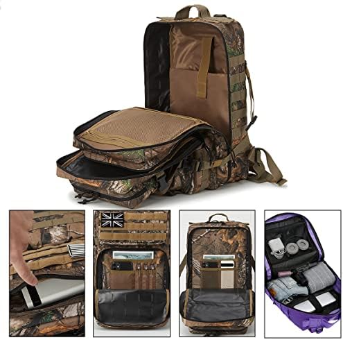 45L Military Tactical Backpack – Molle Army Assault Pack