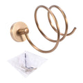 Garosa Antique Brass Hair Dryer Holder – Wall Mount Bathroom Storage Rack