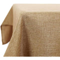 Deconovo Faux Linen Rectangle Tablecloth – Water Resistant, 59x95in