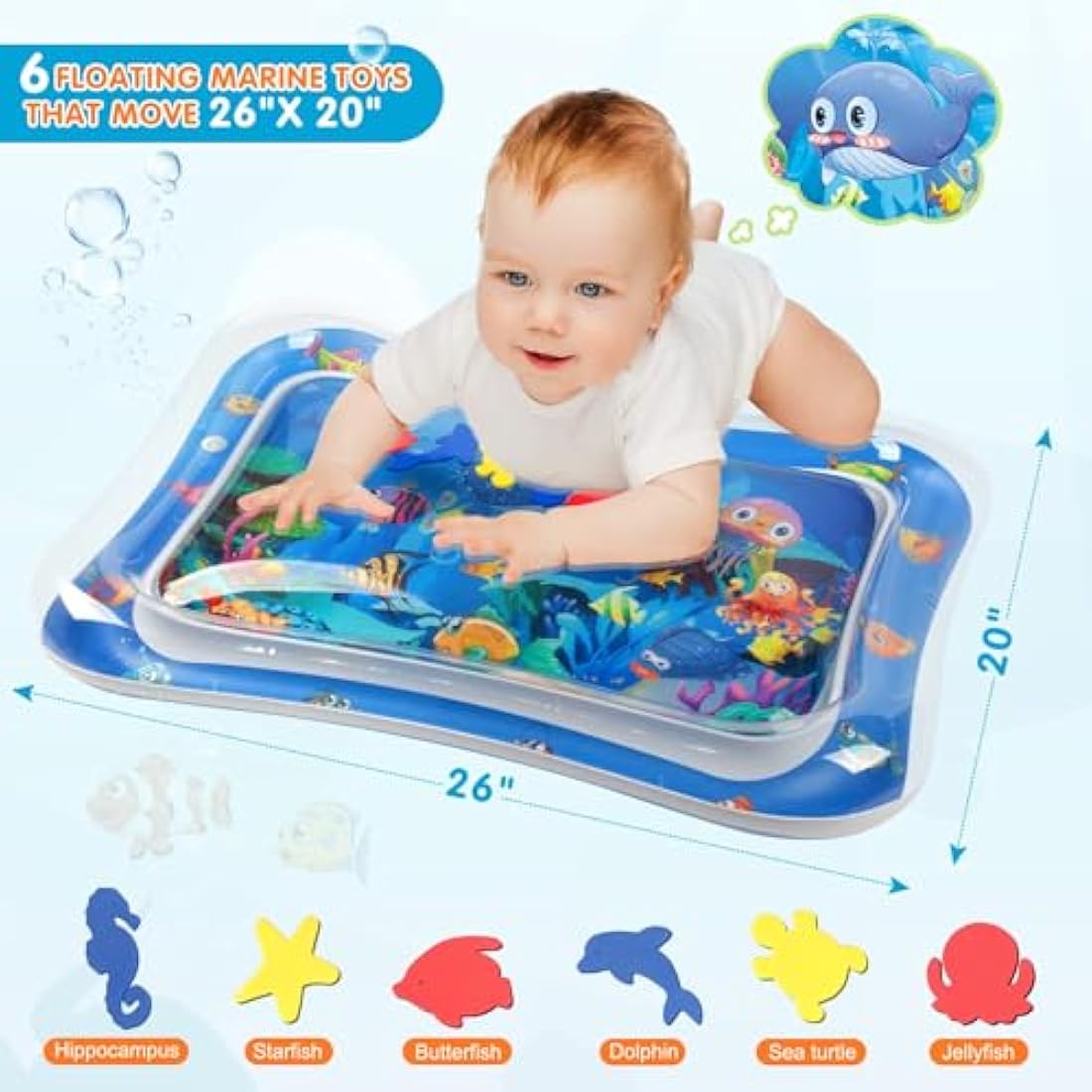 Infinno Inflatable Tummy Time Water Mat for Infants | Jolof Store